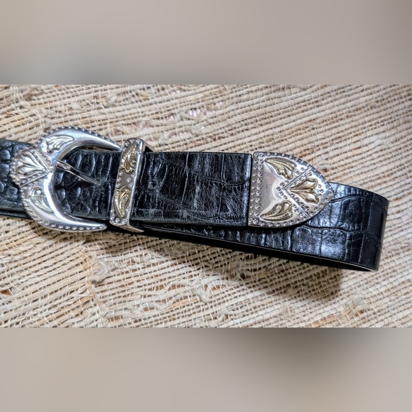 MAJE • WESTERN DOUBLE BUCKLE BELT - Picture 3 of 6